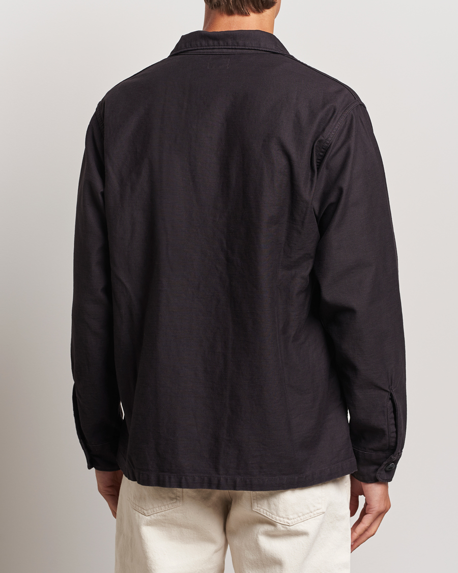 Mies | Kauluspaidat | orSlow | Cotton Sateen US Army Overshirt Black