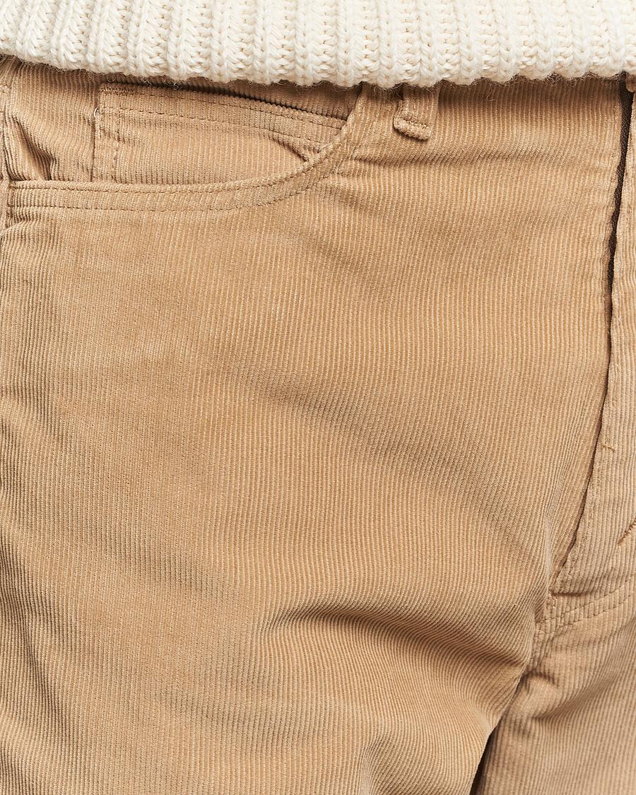Mies | Housut | orSlow | Shoe Cut Corduroy Pants Beige