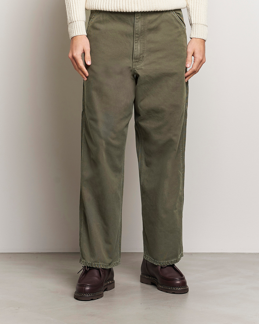 Mies | Housut | orSlow | Dad Fit Painter Pants Army Green