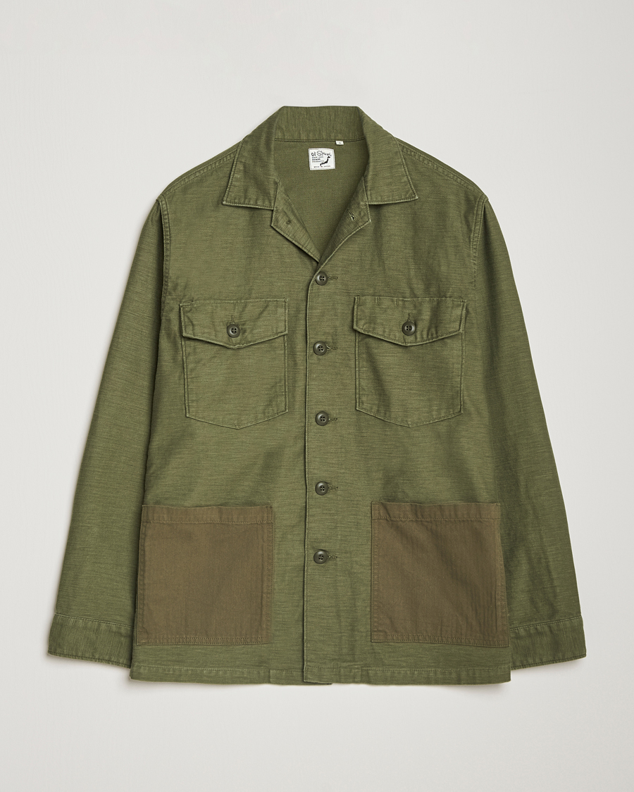 Mies | Kauluspaidat | orSlow | 4 Pockets US Army Shirt Dark Olive