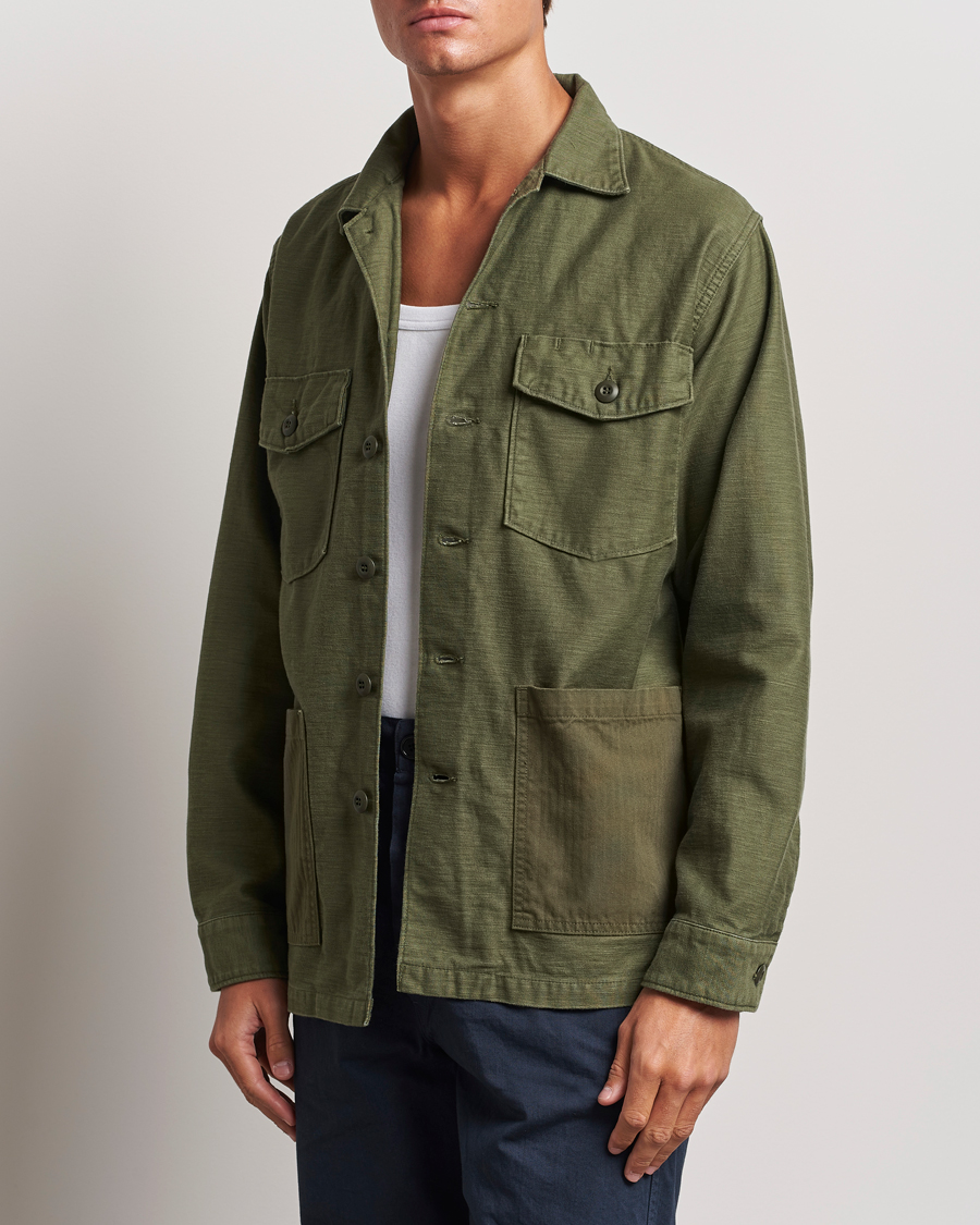 Mies | Kauluspaidat | orSlow | 4 Pockets US Army Shirt Dark Olive
