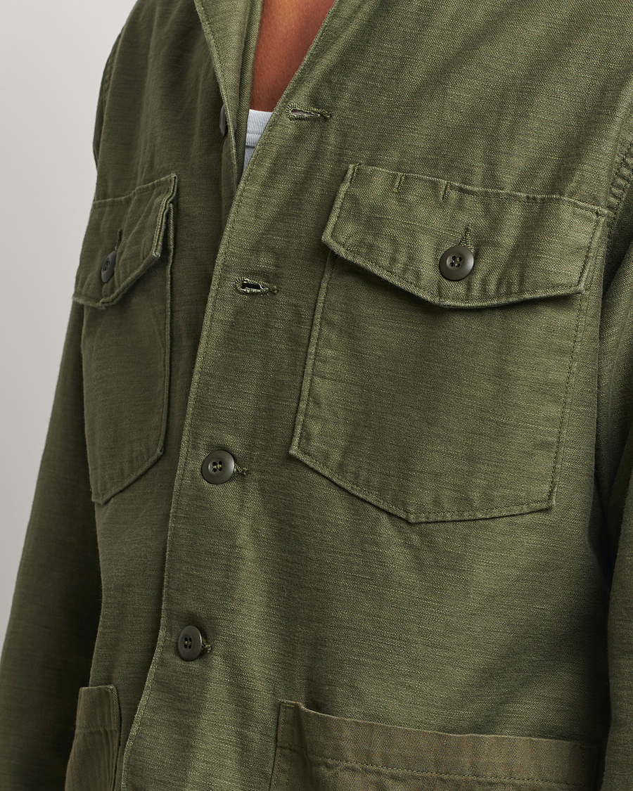 Mies | Kauluspaidat | orSlow | 4 Pockets US Army Shirt Dark Olive