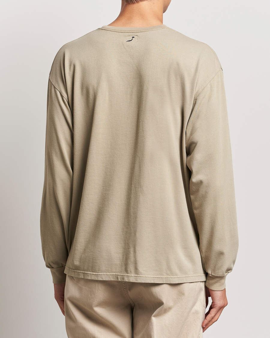 Mies | T-paidat | orSlow | Relax Fit Long Sleeve T-Shirt Olive Drab
