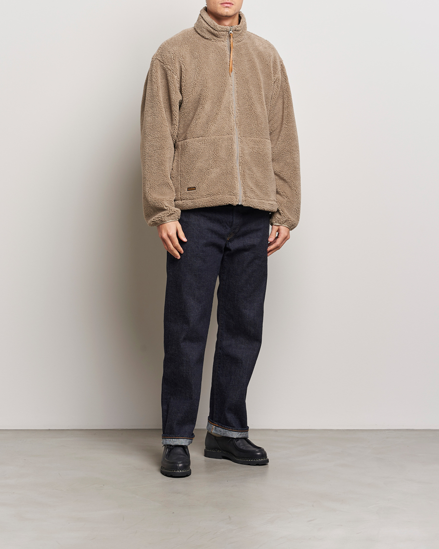 Mies | Takit | orSlow | Boa Fleece Jacket Graige