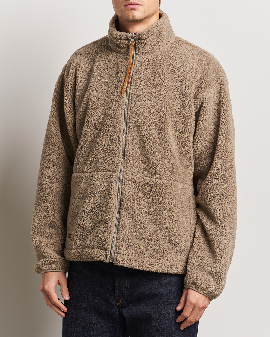 Mies | Takit | orSlow | Boa Fleece Jacket Graige