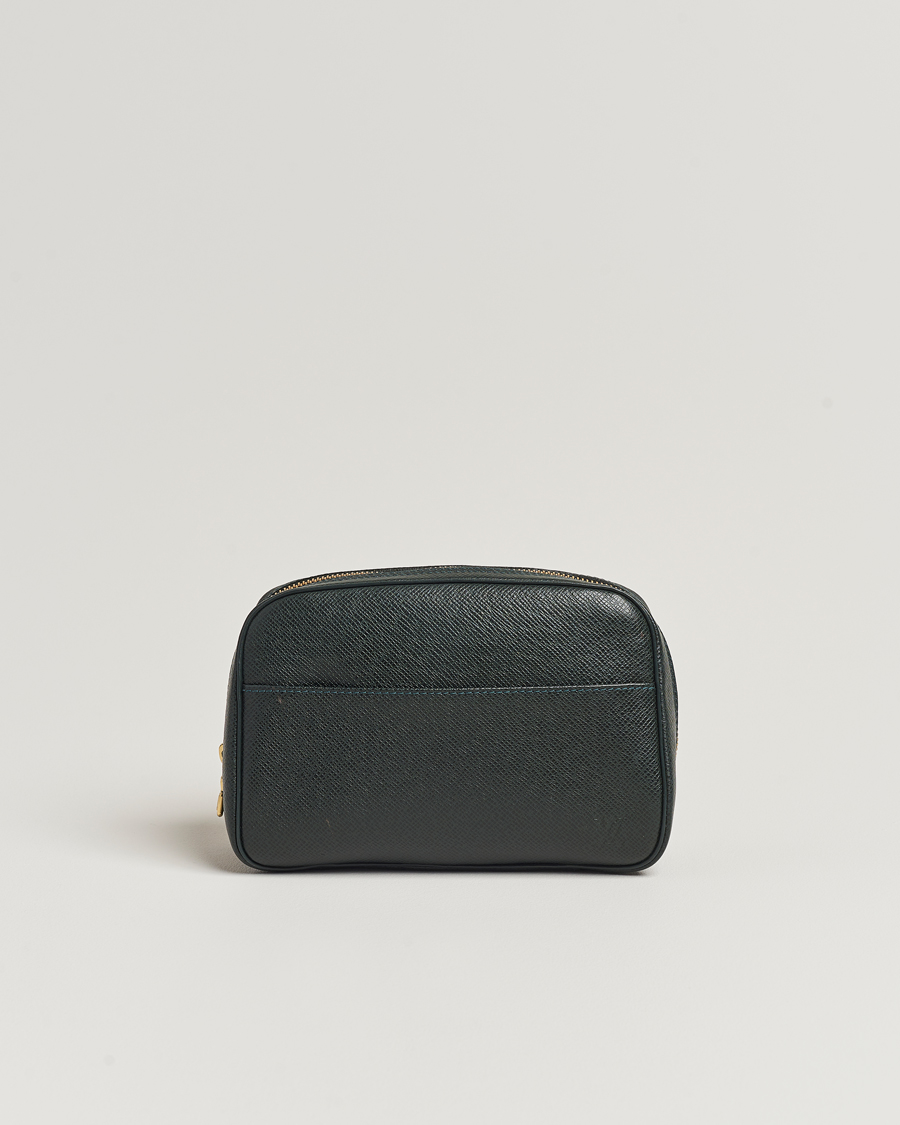 Mies | Louis Vuitton Pre-Owned Pochette Accessoir Washbag Green | Louis Vuitton Pre-Owned | Pochette Accessoir Washbag Green