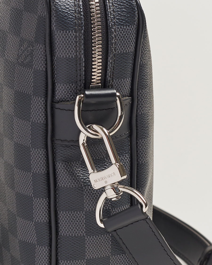 Mies | Louis Vuitton Pre-Owned Porte-Documents Voyage Briefcase Damier Graphite | Louis Vuitton Pre-Owned | Porte-Documents Voyage Briefcase Damier Graphite