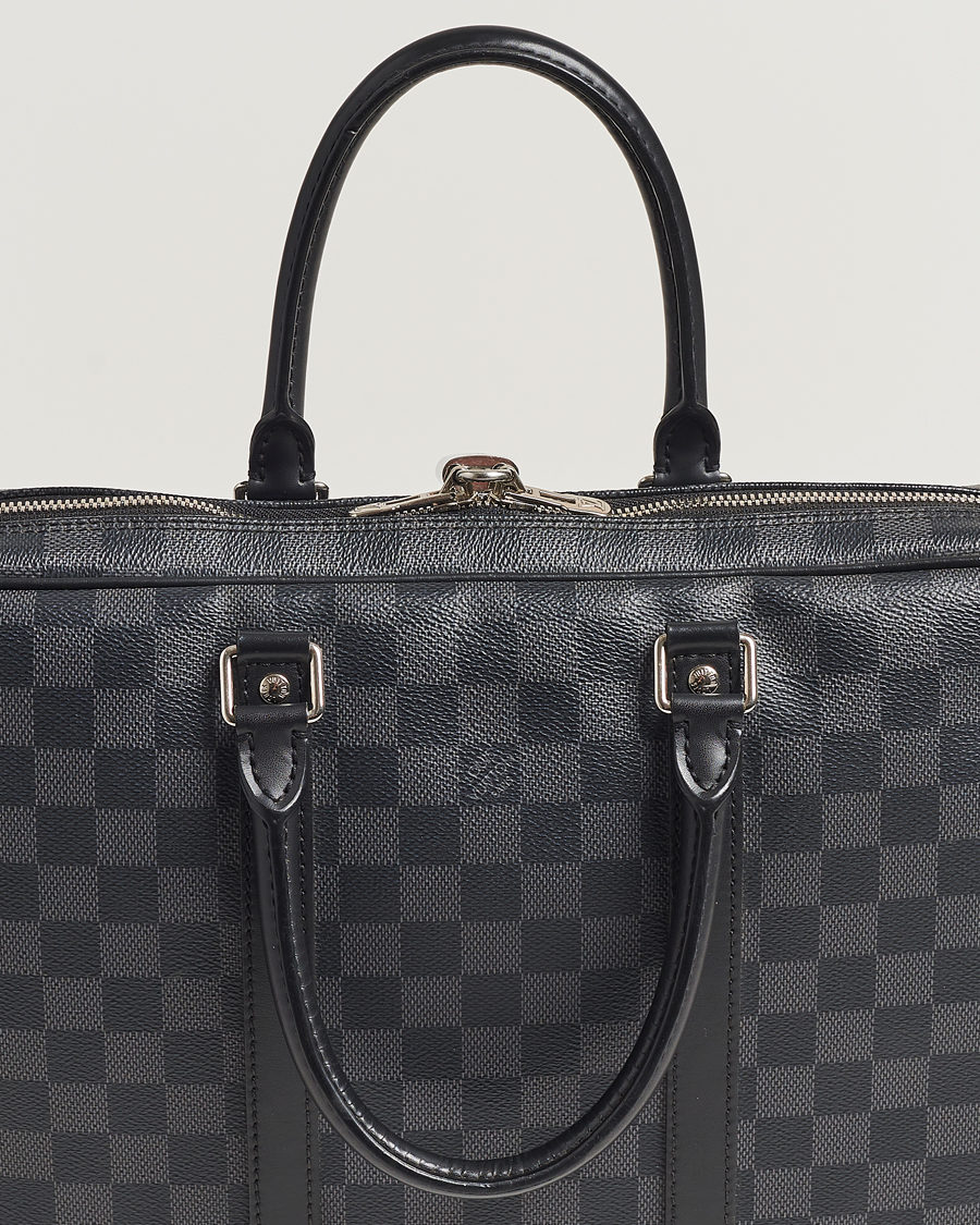 Mies | Louis Vuitton Pre-Owned Porte-Documents Voyage Briefcase Damier Graphite | Louis Vuitton Pre-Owned | Porte-Documents Voyage Briefcase Damier Graphite