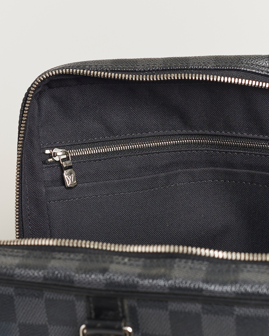 Mies | Louis Vuitton Pre-Owned Porte-Documents Voyage Briefcase Damier Graphite | Louis Vuitton Pre-Owned | Porte-Documents Voyage Briefcase Damier Graphite