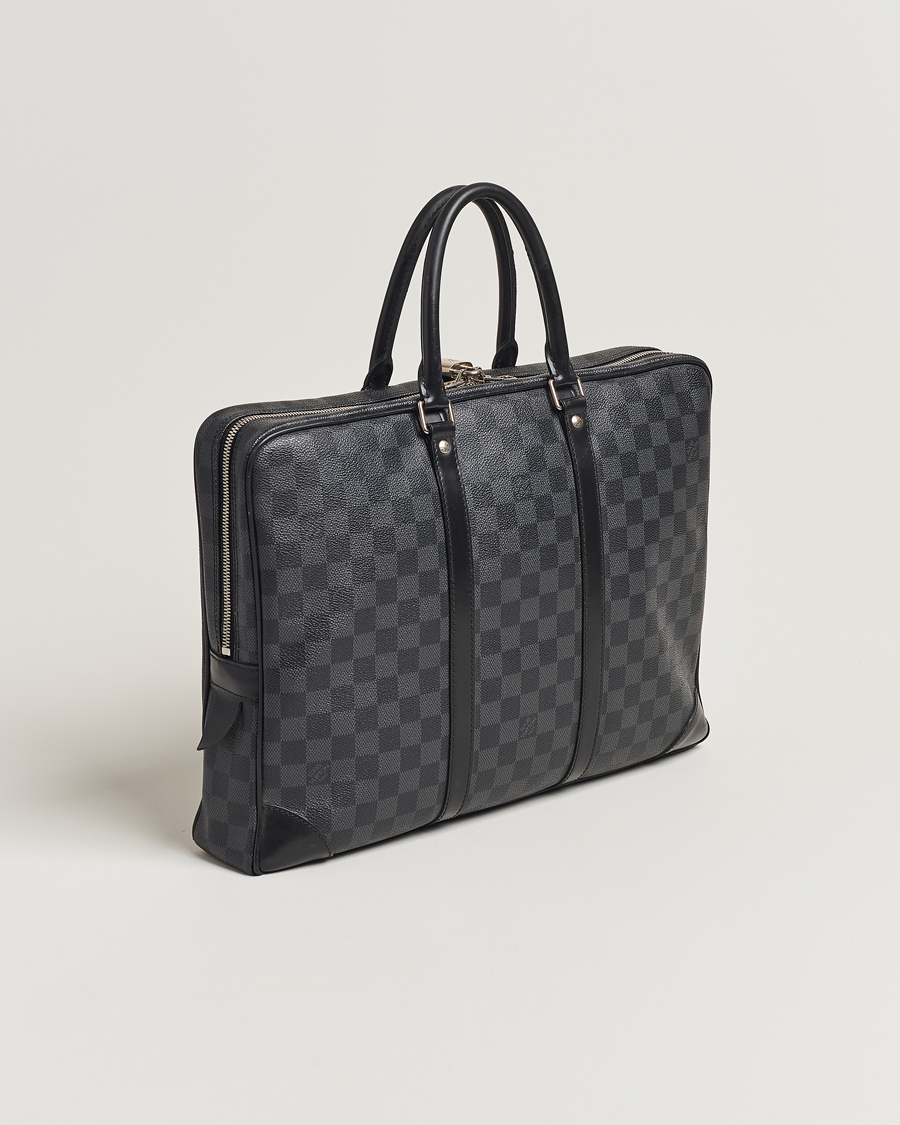 Mies | Louis Vuitton Pre-Owned Porte-Documents Voyage Briefcase Damier Graphite | Louis Vuitton Pre-Owned | Porte-Documents Voyage Briefcase Damier Graphite