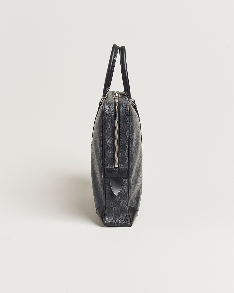 Mies | Louis Vuitton Pre-Owned Porte-Documents Voyage Briefcase Damier Graphite | Louis Vuitton Pre-Owned | Porte-Documents Voyage Briefcase Damier Graphite