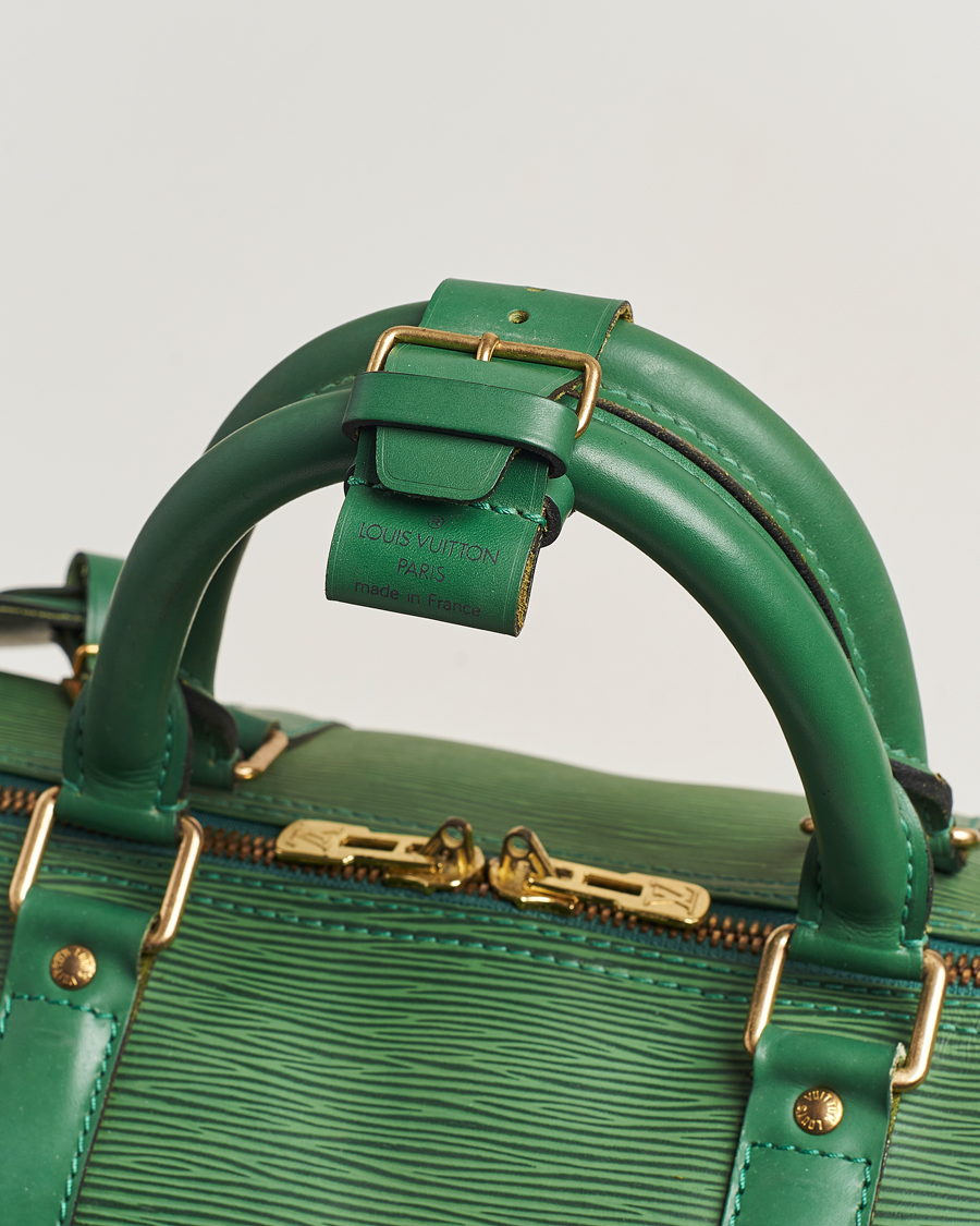 Mies | Louis Vuitton Pre-Owned Keepall 50 EPI Leather Bag Green | Louis Vuitton Pre-Owned | Keepall 50 EPI Leather Bag Green