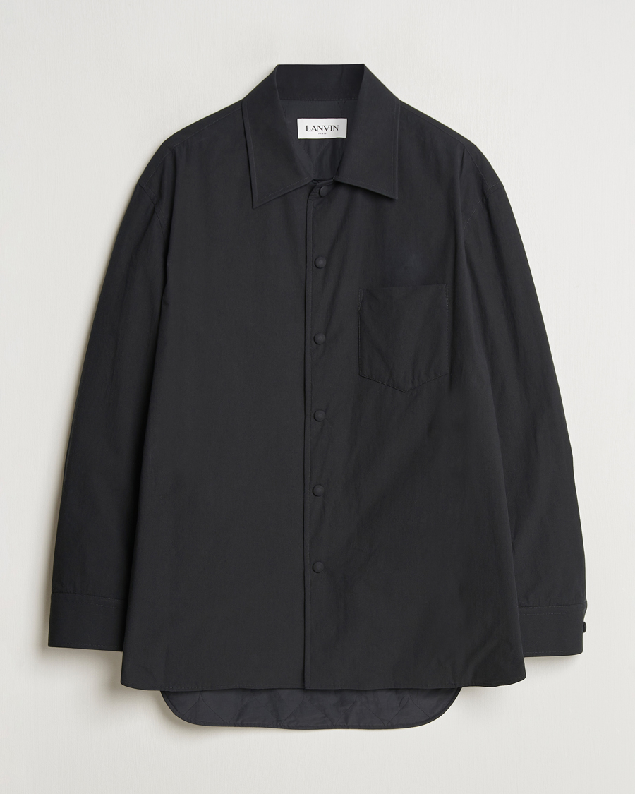 Mies | Kauluspaidat | Lanvin | Padded Overshirt Black
