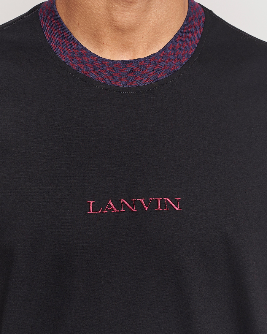Mies | T-paidat | Lanvin | Curb Detail Logo T-Shirt Black
