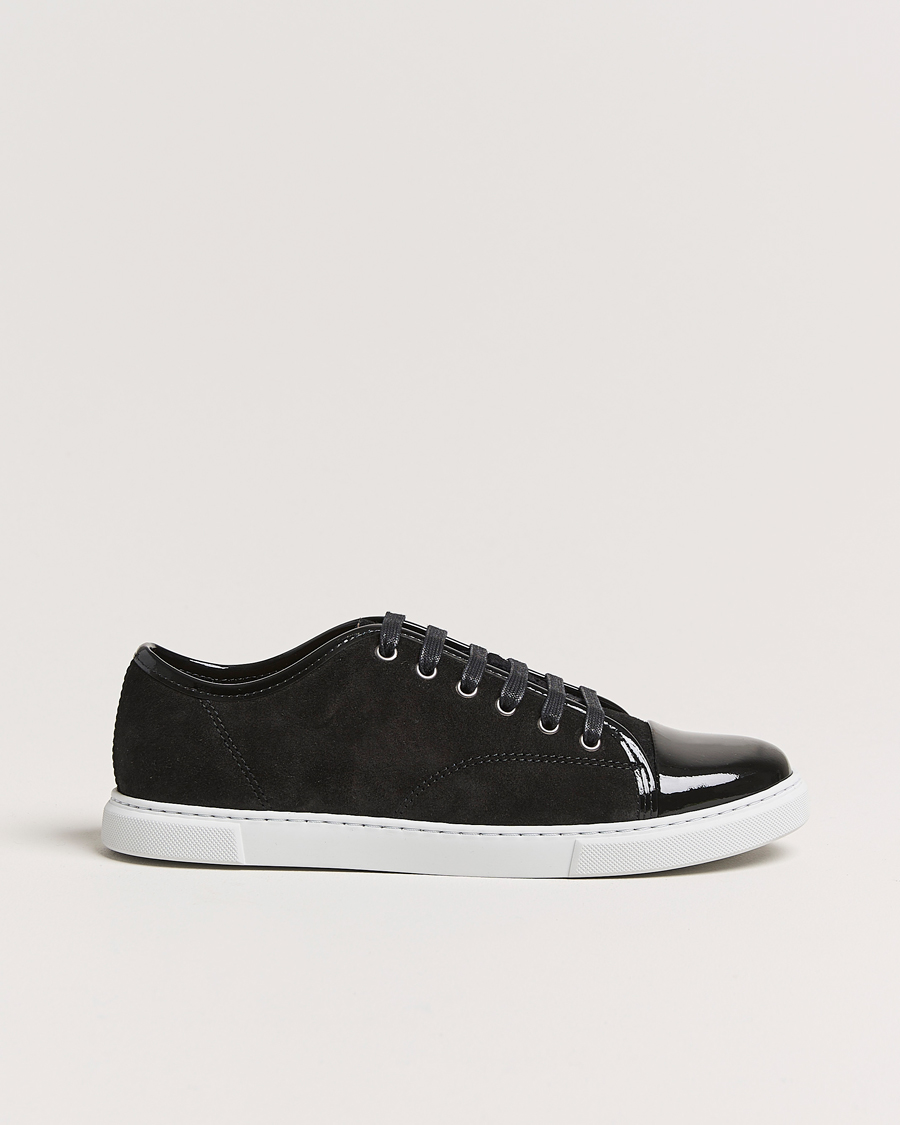 Mies | Lanvin Womens Patent Cap Toe Sneaker Black | Lanvin | Womens Patent Cap Toe Sneaker Black