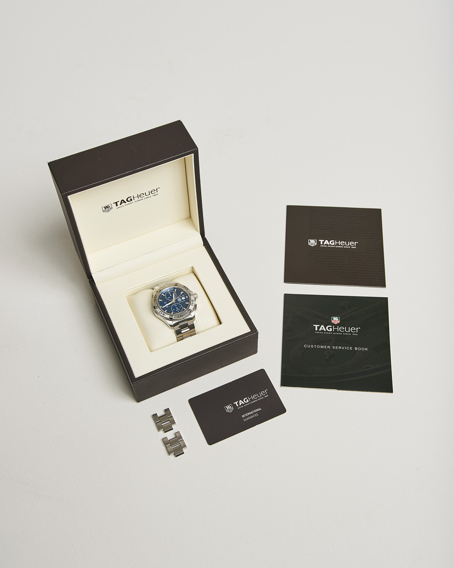 Mies | Tag Heuer Pre-Owned Aquaracer 300M Chrono Silver | Tag Heuer Pre-Owned | Aquaracer 300M Chrono Silver