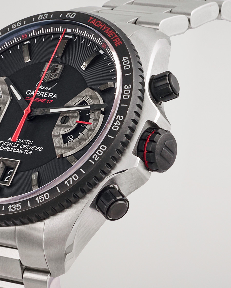 Mies | Tag Heuer Pre-Owned Grand Carrera Calibre 17 Ref. CAV511C Silver | Tag Heuer Pre-Owned | Grand Carrera Calibre 17 Ref. CAV511C Silver