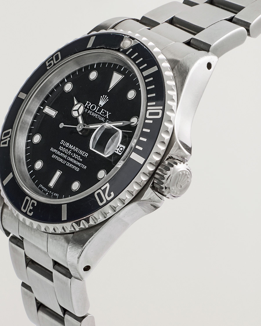 Mies | Rolex Pre-Owned Submariner 16610 Silver | Rolex Pre-Owned | Submariner 16610 Silver