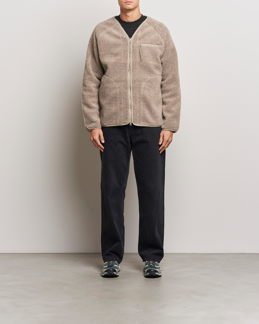 Mies | Puserot | Peak Performance | Heavy Pile Oversized Cardigan Avid Beige