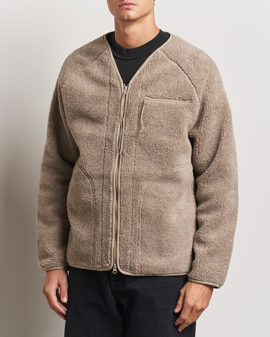 Mies | Puserot | Peak Performance | Heavy Pile Oversized Cardigan Avid Beige