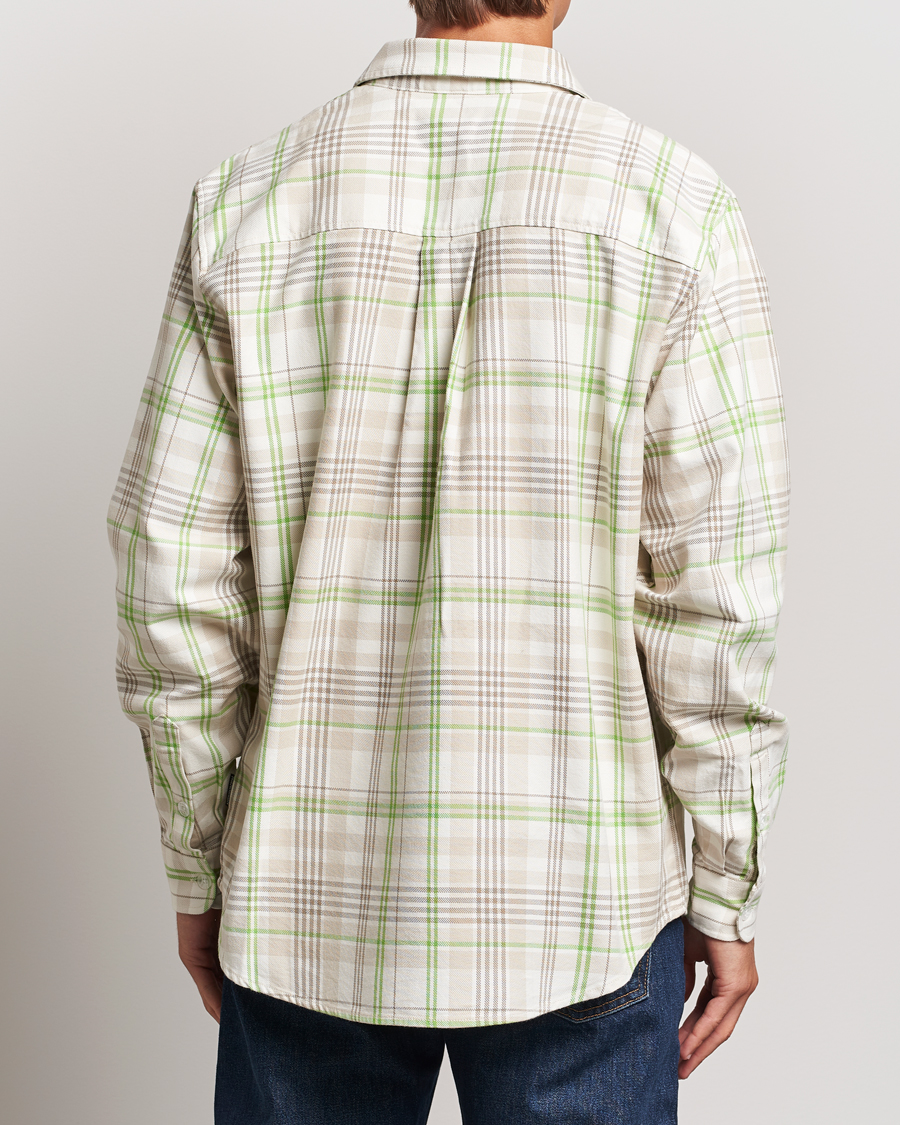 Mies | Kauluspaidat | Peak Performance | Heavy Flannel Cotton Shirt Checked Beige