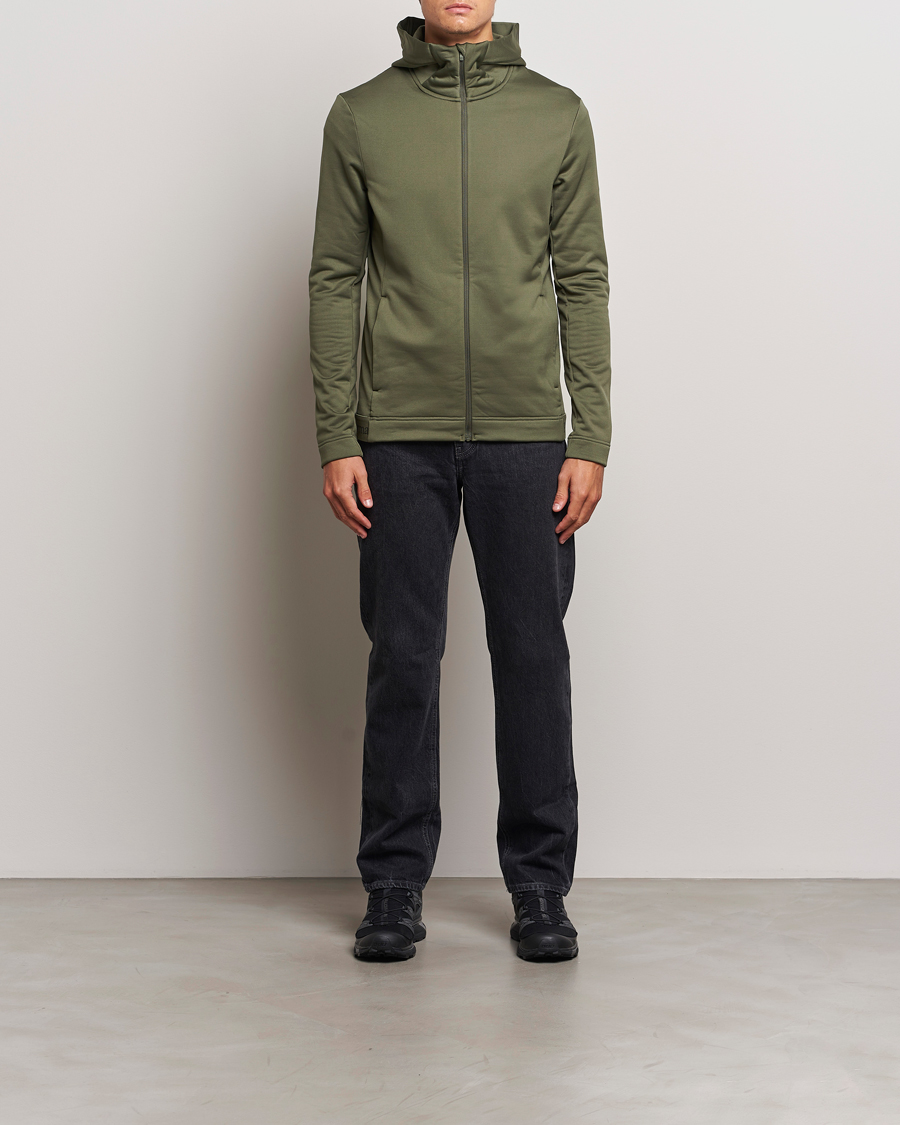Mies | Puserot | Peak Performance | Rider Tech Zip Hood Pine Needle