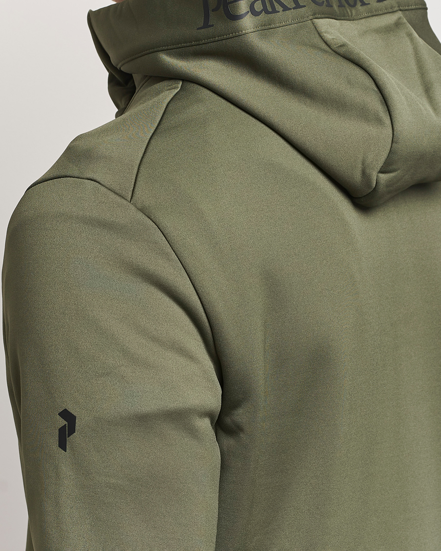 Mies | Puserot | Peak Performance | Rider Tech Zip Hood Pine Needle
