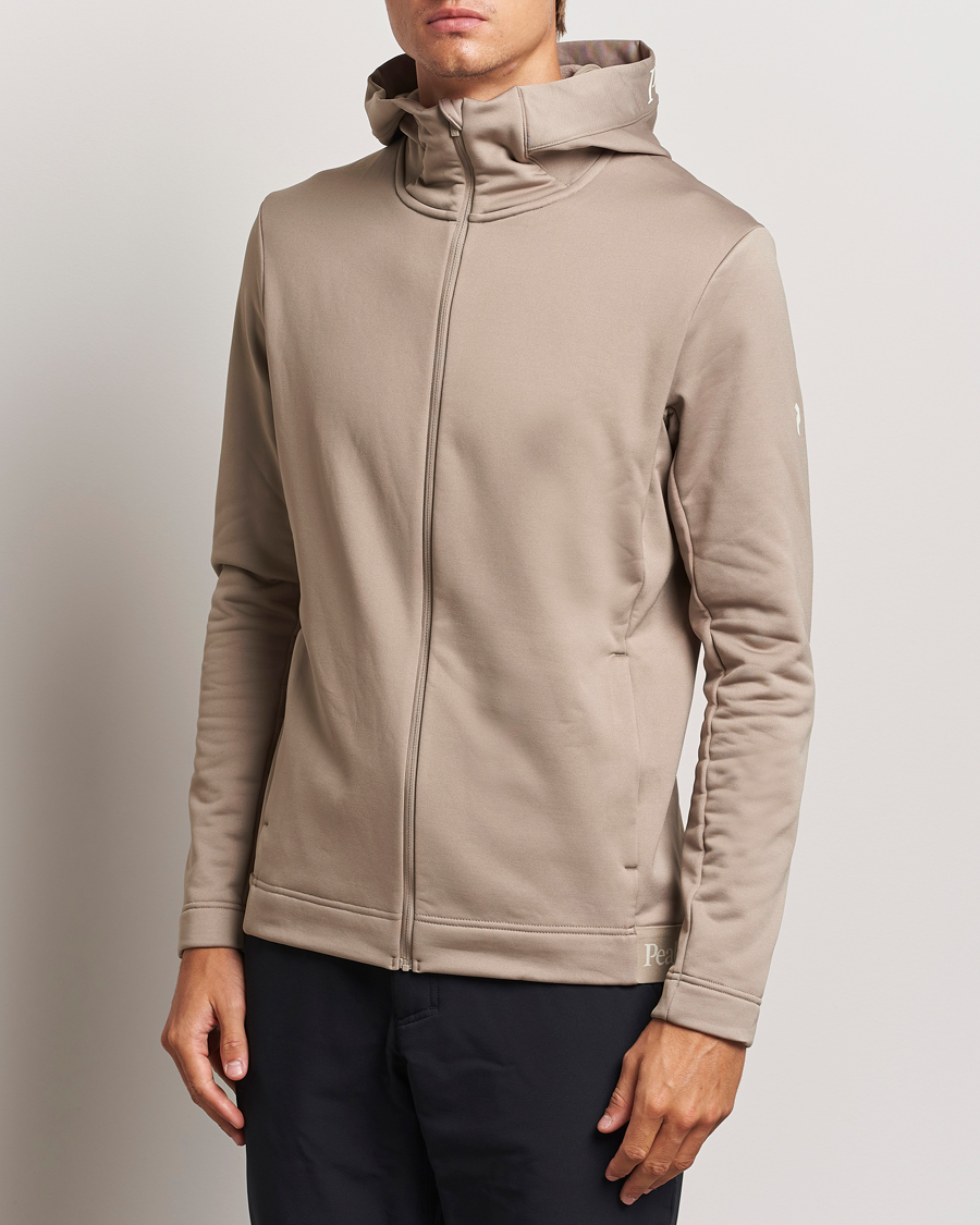 Mies | Puserot | Peak Performance | Rider Tech Zip Hood Avid Beige