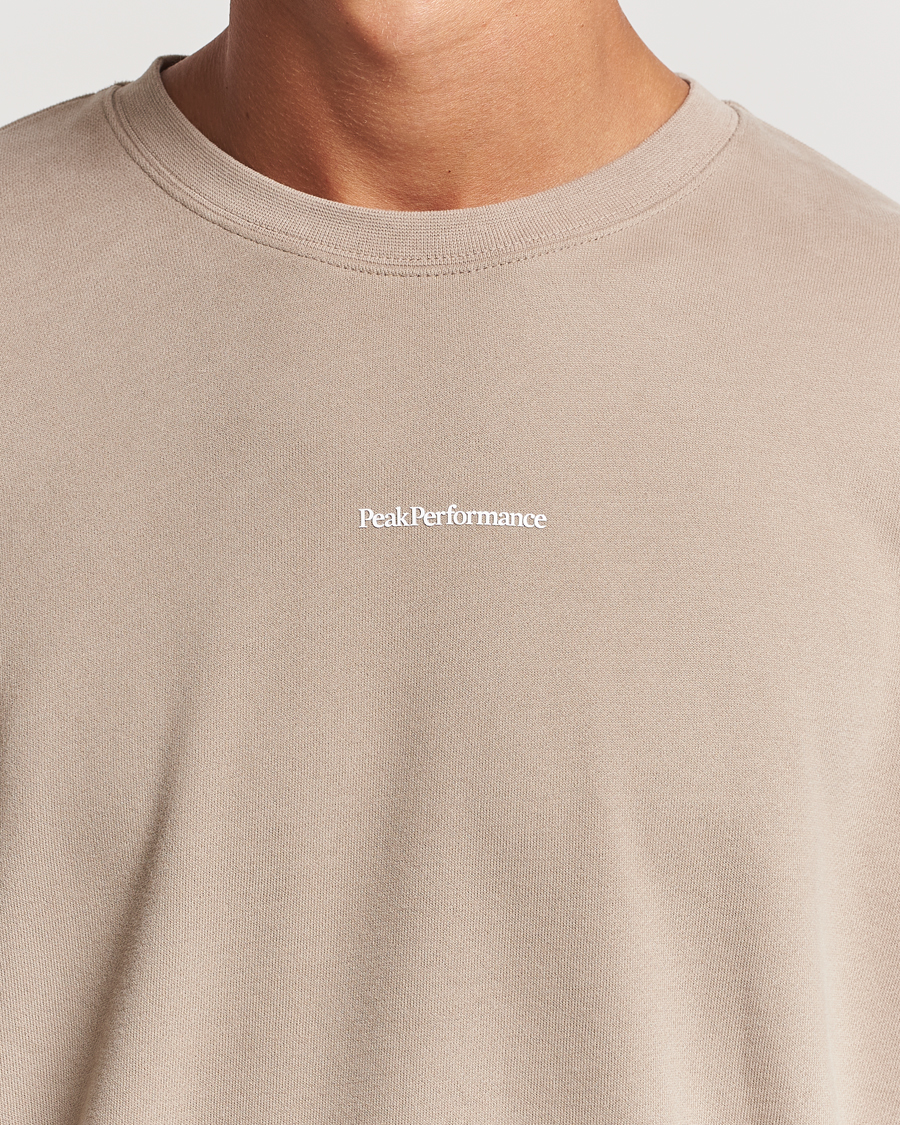 Mies | Puserot | Peak Performance | Original Terry Crew Sweatshirt Avid Beige
