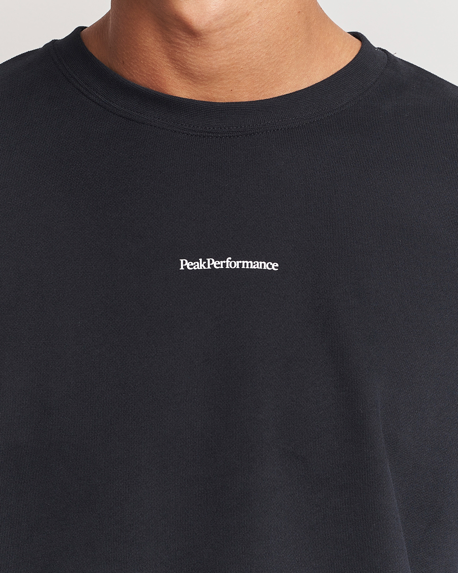 Mies | Puserot | Peak Performance | Original Terry Crew Sweatshirt Black