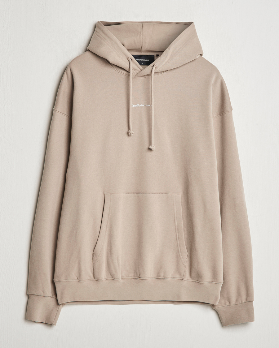 Mies | Puserot | Peak Performance | Original Terry Hoodie Avid Beige