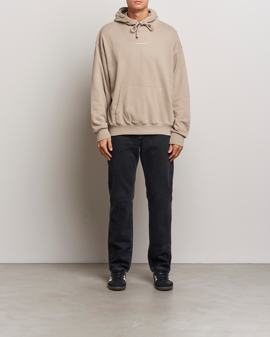 Mies | Puserot | Peak Performance | Original Terry Hoodie Avid Beige