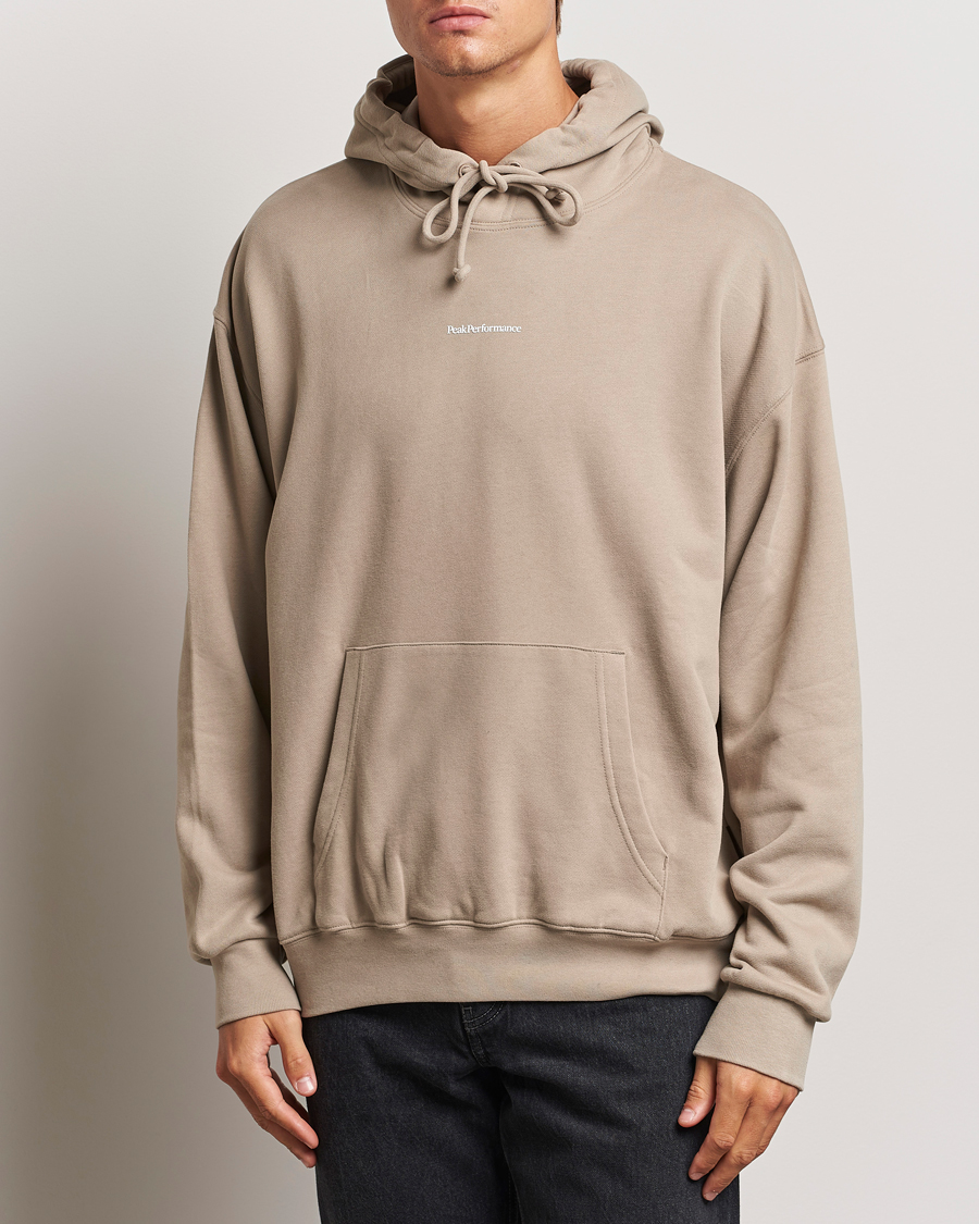 Mies | Puserot | Peak Performance | Original Terry Hoodie Avid Beige
