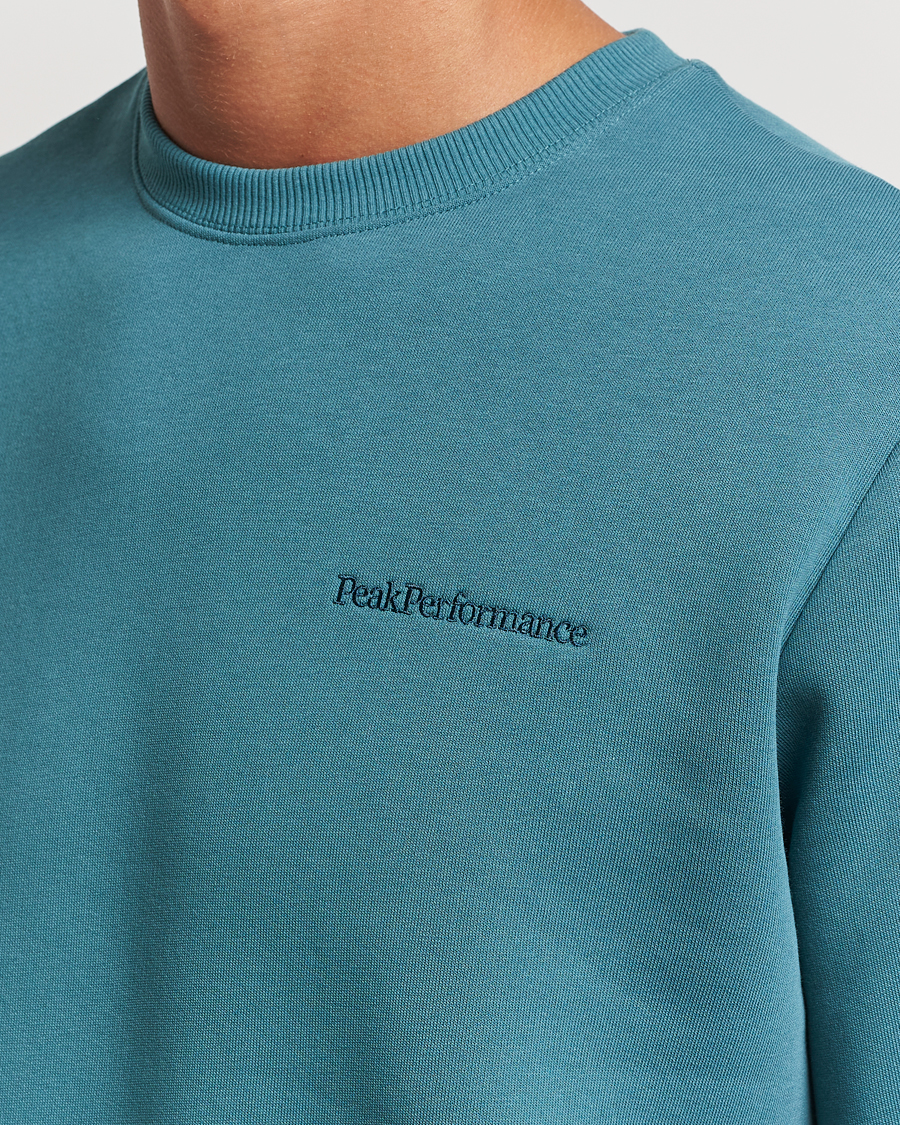 Mies | Puserot | Peak Performance | Original Logo Crew Neck Sweatshirt Hydro Fresh