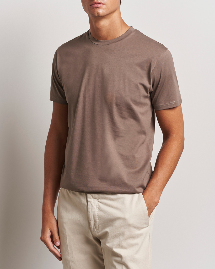 Mies | T-paidat | Sunspel | Riviera Midweight T-Shirt Cedar