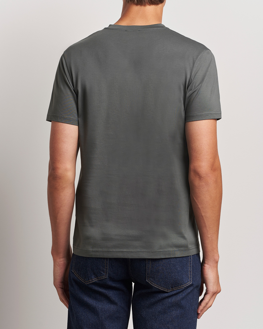 Mies | T-paidat | Sunspel | Riviera Midweight T-Shirt Drill Green
