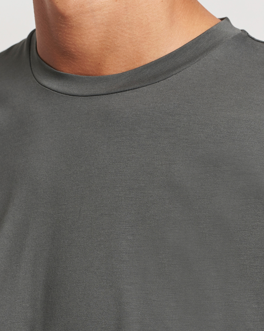 Mies | T-paidat | Sunspel | Riviera Midweight T-Shirt Drill Green