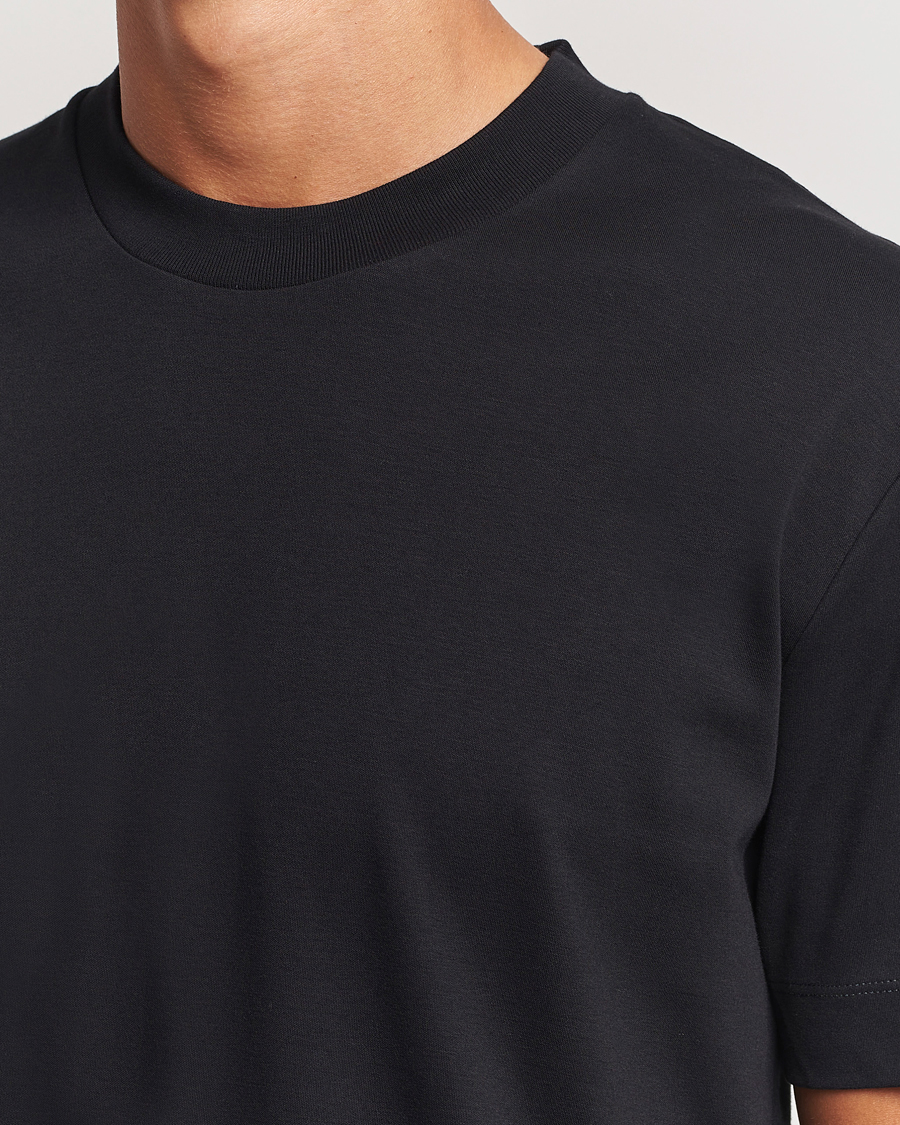 Mies | T-paidat | Sunspel | Heavy Weight Supima Cotton T-Shirt Black