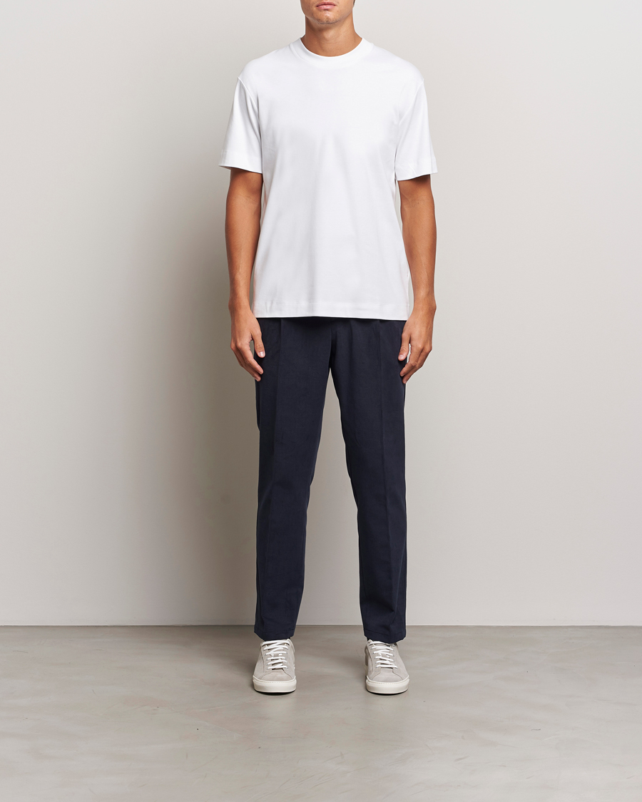 Mies | T-paidat | Sunspel | Heavy Weight Supima Cotton T-Shirt White