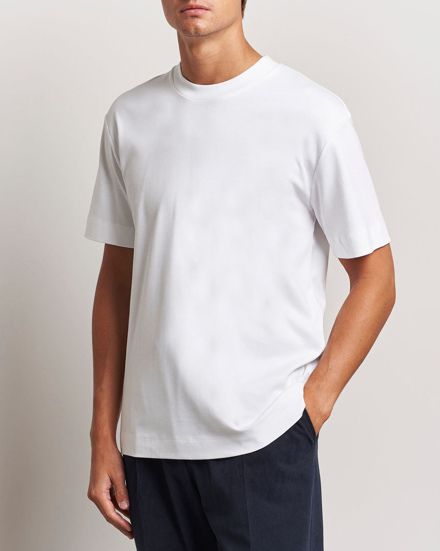 Mies | T-paidat | Sunspel | Heavy Weight Supima Cotton T-Shirt White