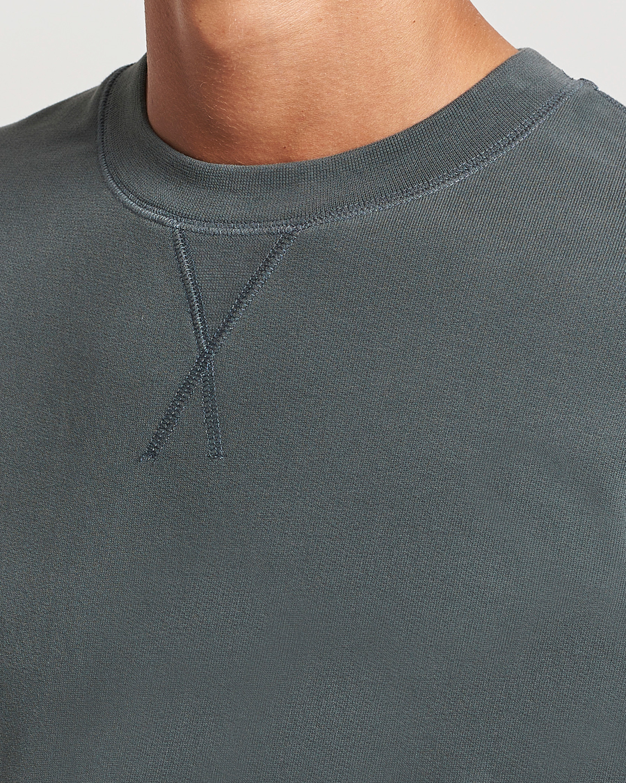 Mies | Puserot | Sunspel | Loopback Sweatshirt Drill Green