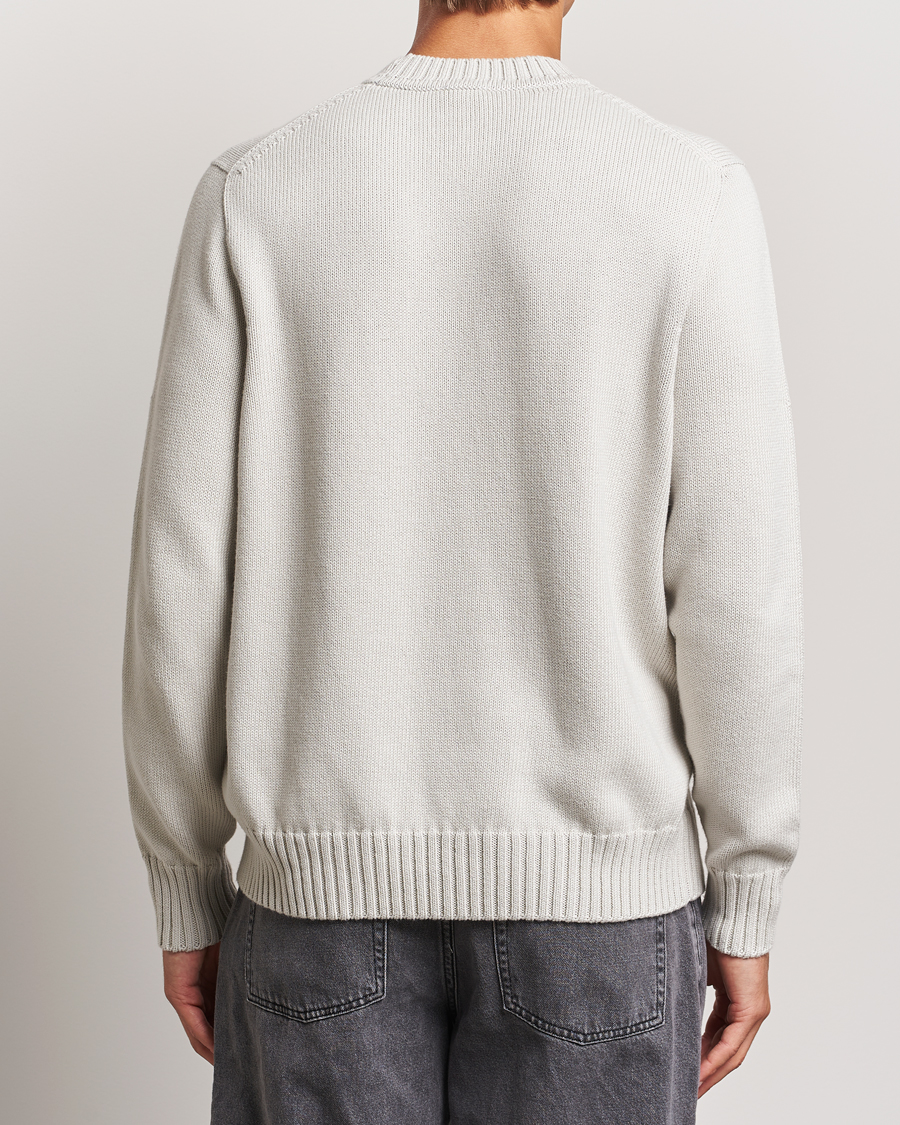 Mies | Puserot | Sunspel | Mid Weight Cotton Crew Putty