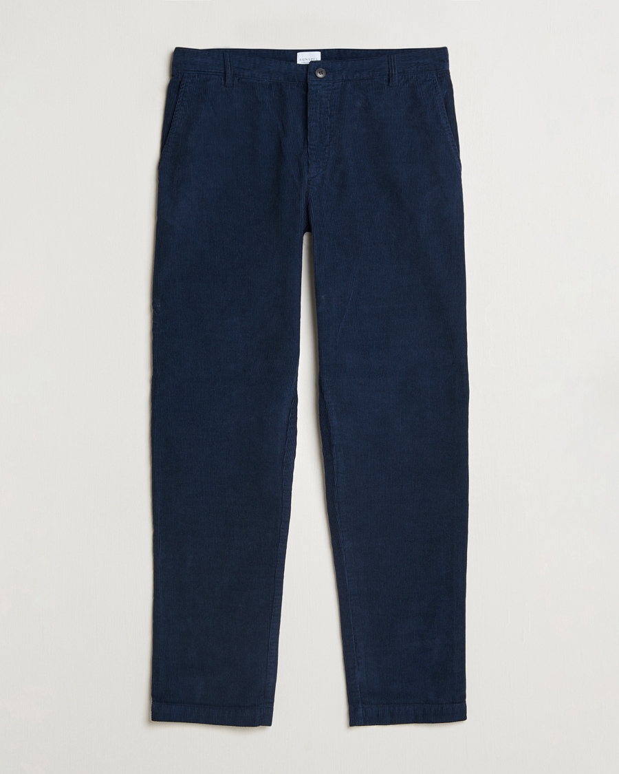 Mies | Housut | Sunspel | Corduroy Chore Trousers Navy
