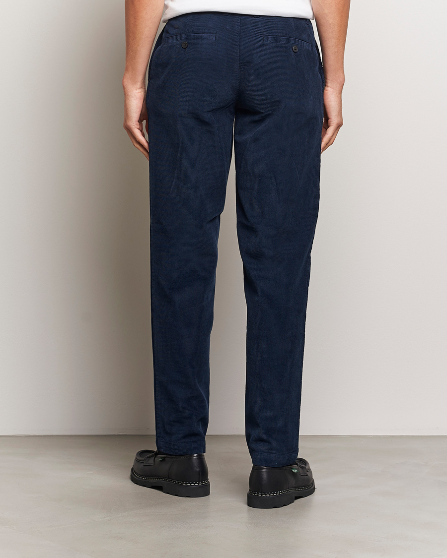 Mies | Housut | Sunspel | Corduroy Chore Trousers Navy