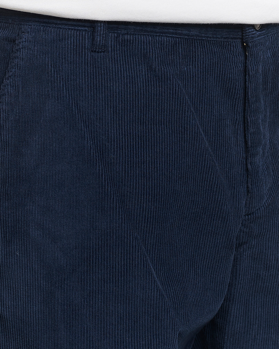 Mies | Housut | Sunspel | Corduroy Chore Trousers Navy