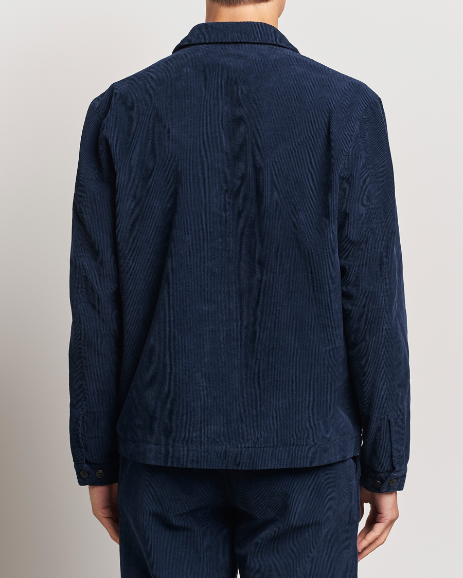 Mies | Takit | Sunspel | Corduroy Harrington Jacket Navy