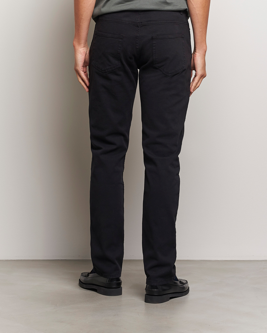 Mies | Housut | Sunspel | Five Pocket Cotton Twill Trousers Black