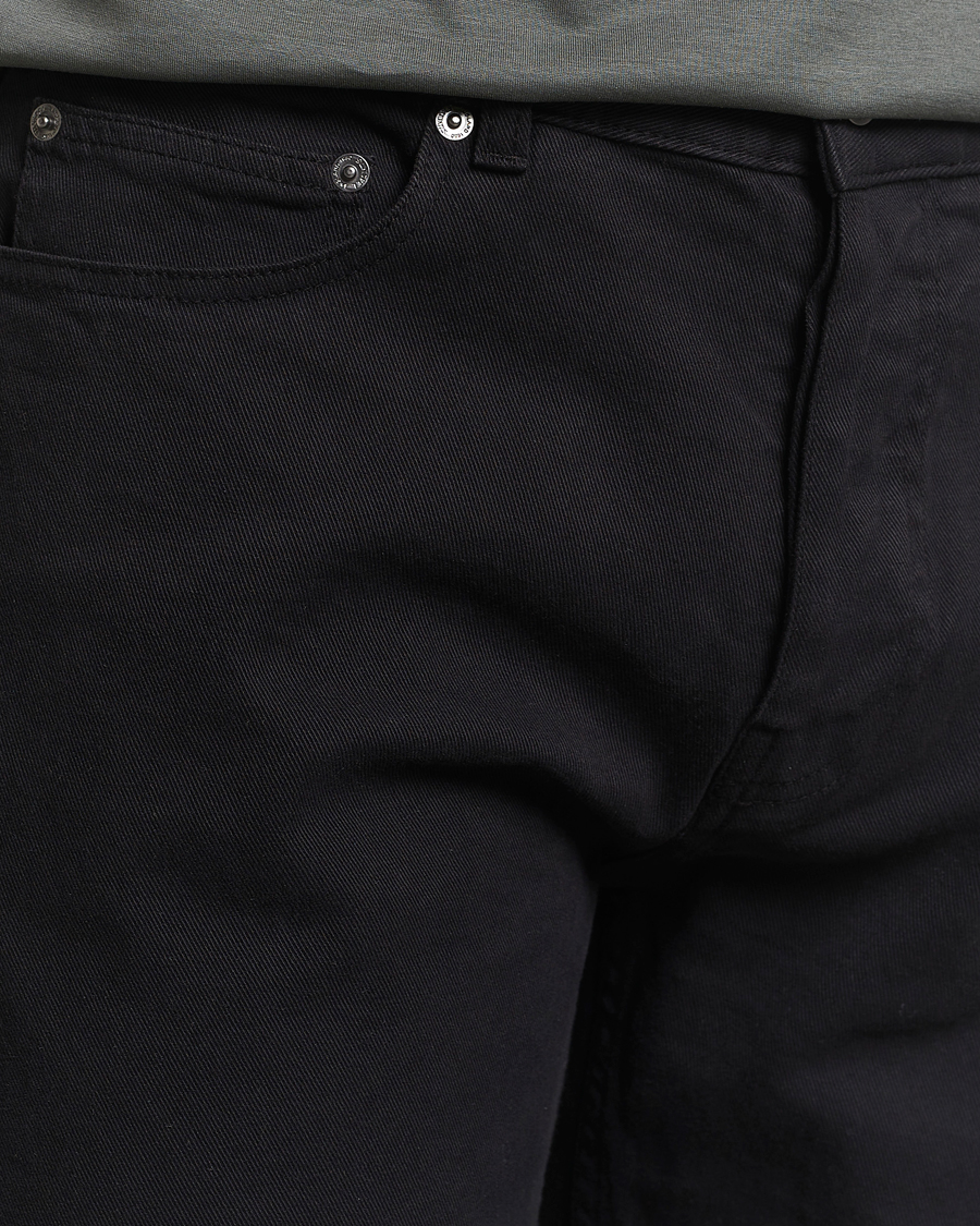 Mies | Housut | Sunspel | Five Pocket Cotton Twill Trousers Black
