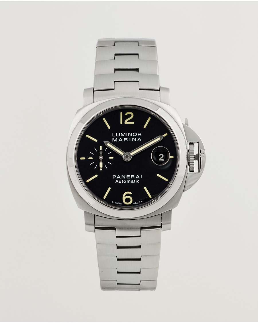 Mies | Panerai Pre-Owned LUMINOR MARINA PAM00298 Silver | Panerai Pre-Owned | LUMINOR MARINA PAM00298 Silver