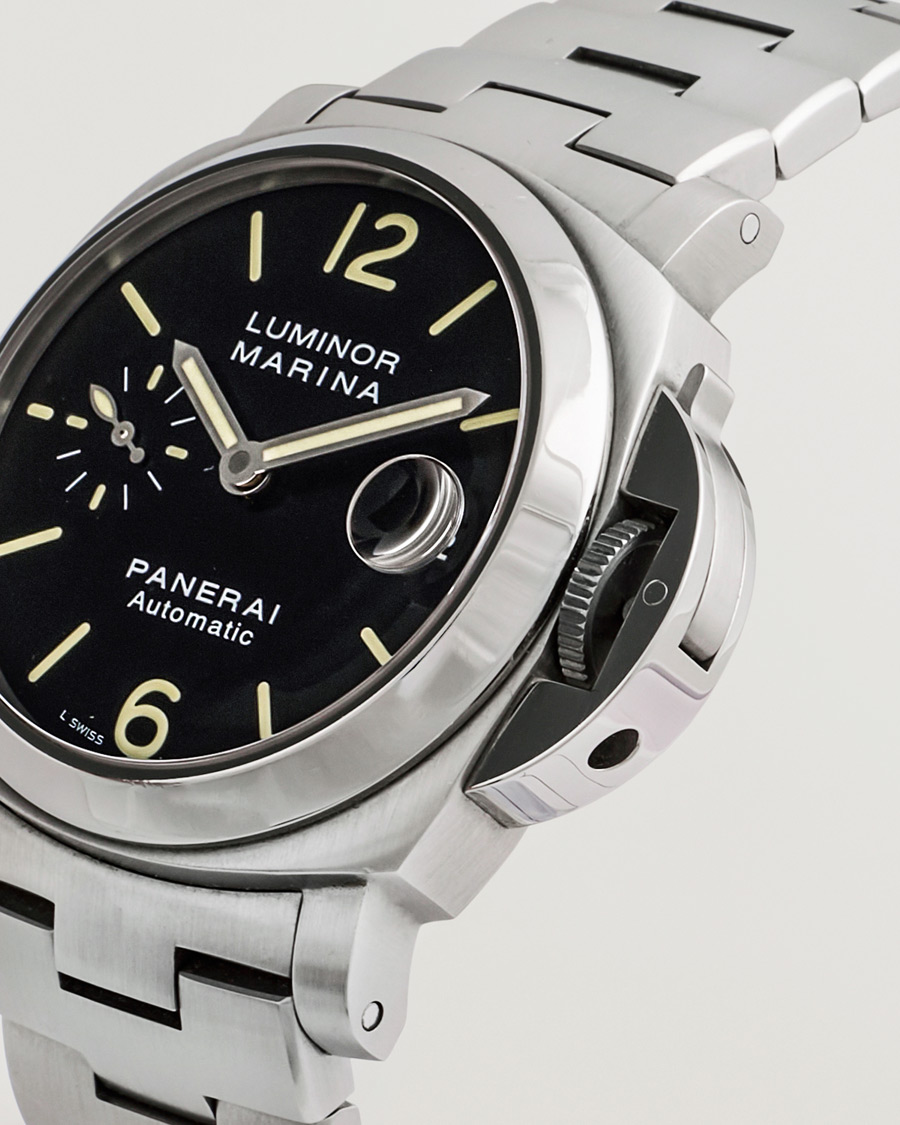 Mies | Panerai Pre-Owned LUMINOR MARINA PAM00298 Silver | Panerai Pre-Owned | LUMINOR MARINA PAM00298 Silver
